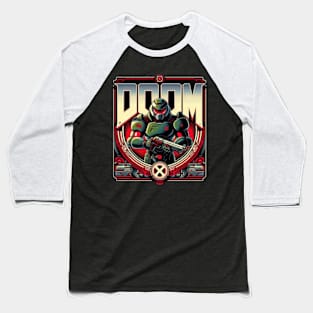 Doom Shield Baseball T-Shirt